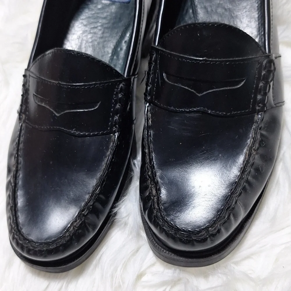 Nunn Bush 12W mens black dressy loafers